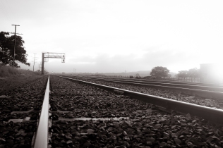 Foggy Train Tracks - Nishan Wanigasekara (Commended)